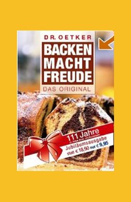 Backen macht Freude – Das Original – Dr. Oetker – Dr. Oetker – Bücher & Literatur Sachbücher Kochbuch – Charts & Bestenlisten