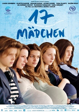 17 Mädchen – deutsches Filmplakat – Film-Poster Kino-Plakat deutsch