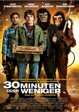 30 Minuten oder weniger – deutsches Filmplakat – Film-Poster Kino-Plakat deutsch