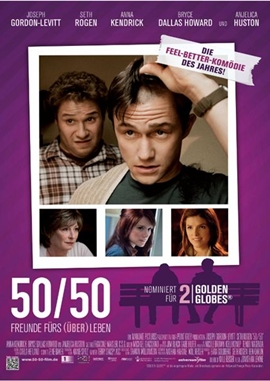 50/50 – Freunde fürs (Über)leben – deutsches Filmplakat – Film-Poster Kino-Plakat deutsch