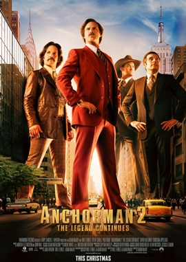 Anchorman 2 – Die Legende kehrt zurück – deutsches Filmplakat – Film-Poster Kino-Plakat deutsch