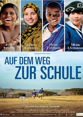 Auf dem Weg zur Schule – deutsches Filmplakat – Film-Poster Kino-Plakat deutsch