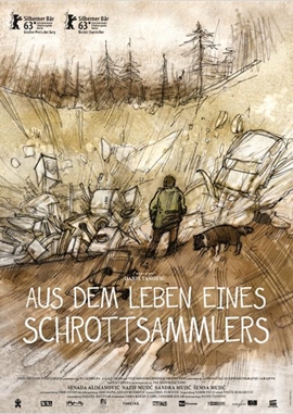 Aus dem Leben eines Schrottsammlers &ndash; deutsches Filmplakat &ndash; Film-Poster Kino-Plakat deutsch