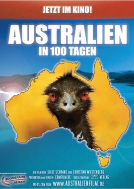 Australien in 100 Tagen – deutsches Filmplakat – Film-Poster Kino-Plakat deutsch