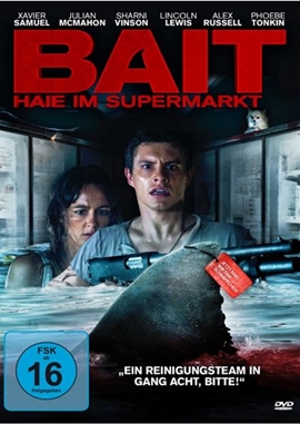 Bait – Haie im Supermarkt – deutsches Filmplakat – Film-Poster Kino-Plakat deutsch