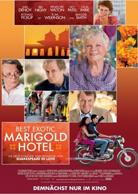 Best Exotic Marigold Hotel – deutsches Filmplakat – Film-Poster Kino-Plakat deutsch