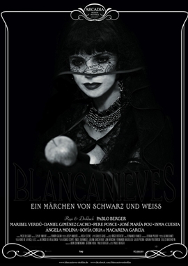 Blancanieves – Ein Märchen von Schwarz und Weiß – deutsches Filmplakat – Film-Poster Kino-Plakat deutsch