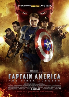 Captain America – The First Avenger – deutsches Filmplakat – Film-Poster Kino-Plakat deutsch