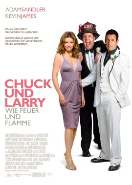 Chuck und Larry – Wie Feuer und Flamme – deutsches Filmplakat – Film-Poster Kino-Plakat deutsch