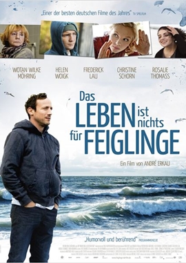 Das Leben ist nichts für Feiglinge – deutsches Filmplakat – Film-Poster Kino-Plakat deutsch