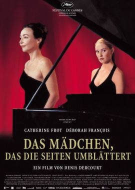 Das Mädchen, das die Seiten umblättert – deutsches Filmplakat – Film-Poster Kino-Plakat deutsch