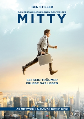 Das erstaunliche Leben des Walter Mitty – deutsches Filmplakat – Film-Poster Kino-Plakat deutsch