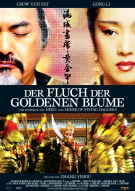 Der Fluch der Goldenen Blume – deutsches Filmplakat – Film-Poster Kino-Plakat deutsch