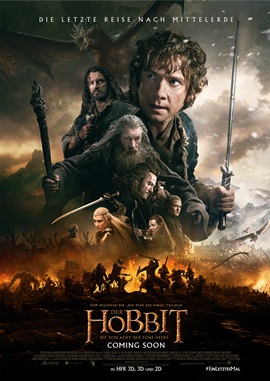 Der Hobbit – Die Schlacht der Fünf Heere – deutsches Filmplakat – Film-Poster Kino-Plakat deutsch