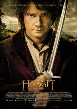 Der Hobbit – Eine unerwartete Reise – deutsches Filmplakat – Film-Poster Kino-Plakat deutsch