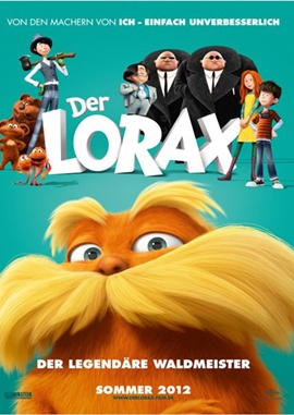 Der Lorax – deutsches Filmplakat – Film-Poster Kino-Plakat deutsch