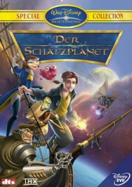 Der Schatzplanet – deutsches Filmplakat – Film-Poster Kino-Plakat deutsch