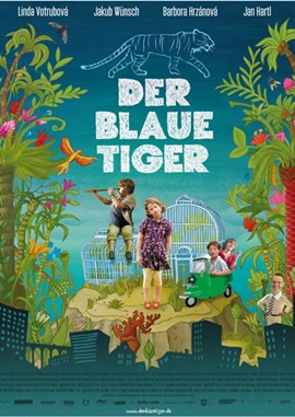 Der blaue Tiger – deutsches Filmplakat – Film-Poster Kino-Plakat deutsch