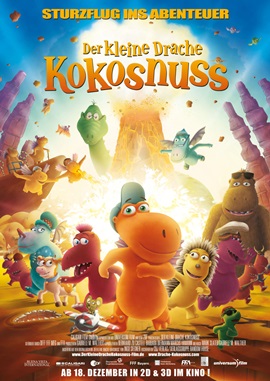 Der kleine Drache Kokosnuss – deutsches Filmplakat – Film-Poster Kino-Plakat deutsch