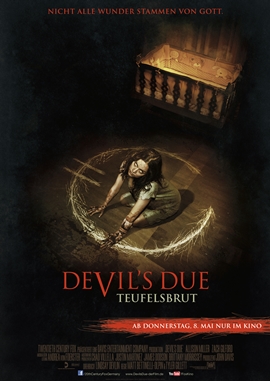 Devil's Due – Teufelsbrut – deutsches Filmplakat – Film-Poster Kino-Plakat deutsch