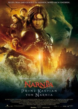Die Chroniken von Narnia 2 &ndash; Prinz Kaspian von Narnia &ndash; Nach dem Roman von C.S. Lewis &ndash; Ben Barnes, William Moseley, Anna Popplewell, Skandar Keynes, Georgie Henley, Peter Dinklage &ndash; Andrew Adamson &ndash; Walt Disney, Sergio Castellitto, Warwick Davis &ndash; Filme, Kino, DVDs Kinofilm Fantasy-Abenteuerfilm &ndash; Charts & Bestenlisten