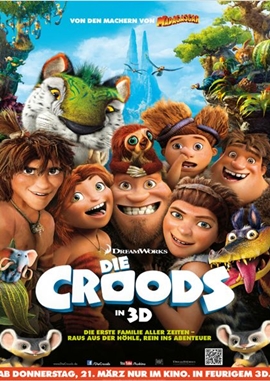 Die Croods – deutsches Filmplakat – Film-Poster Kino-Plakat deutsch