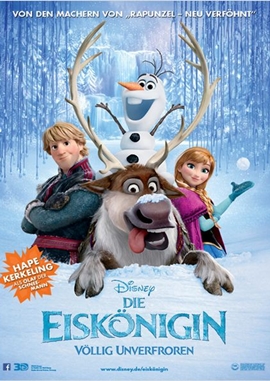 Die Eiskönigin – Völlig unverfroren – deutsches Filmplakat – Film-Poster Kino-Plakat deutsch