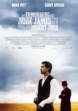 Die Ermordung des Jesse James durch den Feigling Robert Ford – Nach dem Roman von Ron Hansen – Brad Pitt, Casey Affleck, Sam Shepard, Mary-Louise Parker, Zooey Deschanel, Sam Rockwell – Andrew Dominik – Western, Jeremy Renner, Ridley Scott – Filme, Kino, DVDs Kinofilm Action-Westerndrama – Charts & Bestenlisten