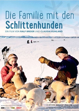 Die Familie mit den Schlittenhunden &ndash; deutsches Filmplakat &ndash; Film-Poster Kino-Plakat deutsch