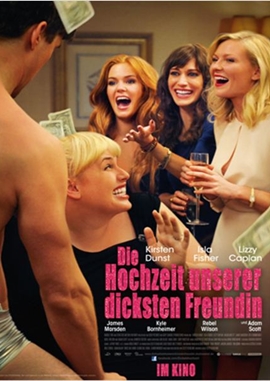 Die Hochzeit unserer dicksten Freundin – deutsches Filmplakat – Film-Poster Kino-Plakat deutsch