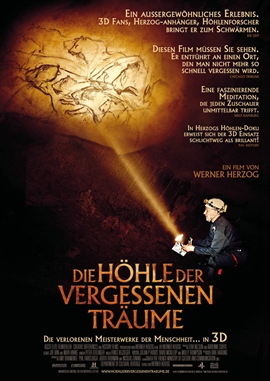 Die Höhle der vergessenen Träume 3D – deutsches Filmplakat – Film-Poster Kino-Plakat deutsch