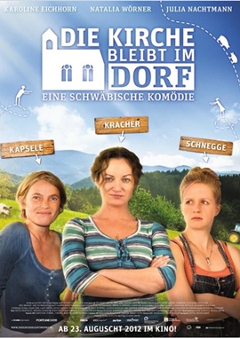 Die Kirche bleibt im Dorf – deutsches Filmplakat – Film-Poster Kino-Plakat deutsch