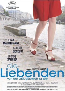 Die Liebenden – Von der Last, glücklich zu sein – deutsches Filmplakat – Film-Poster Kino-Plakat deutsch