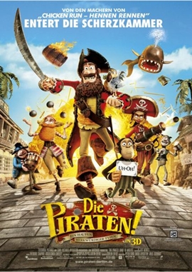 Die Piraten – Ein Haufen merkwürdiger Typen – deutsches Filmplakat – Film-Poster Kino-Plakat deutsch