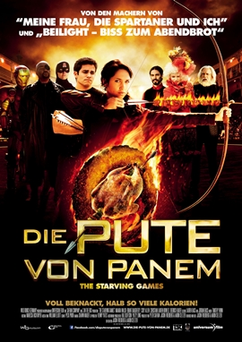 Die Pute von Panem &ndash; The Starving Games &ndash; deutsches Filmplakat &ndash; Film-Poster Kino-Plakat deutsch
