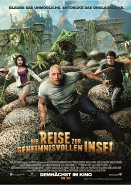 Die Reise zur geheimnisvollen Insel – deutsches Filmplakat – Film-Poster Kino-Plakat deutsch