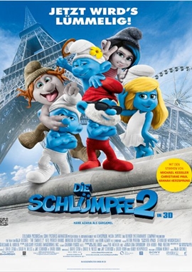 Die Schlümpfe 2 – deutsches Filmplakat – Film-Poster Kino-Plakat deutsch
