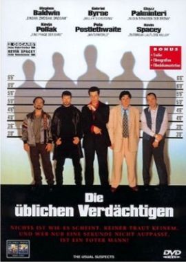 Die &uuml;blichen Verd&auml;chtigen &ndash; deutsches Filmplakat &ndash; Film-Poster Kino-Plakat deutsch