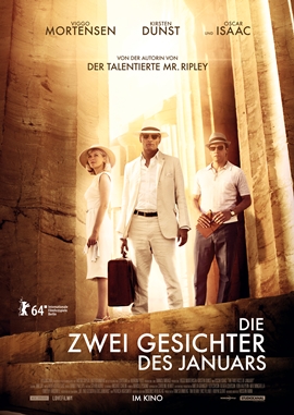 Die zwei Gesichter des Januars – deutsches Filmplakat – Film-Poster Kino-Plakat deutsch