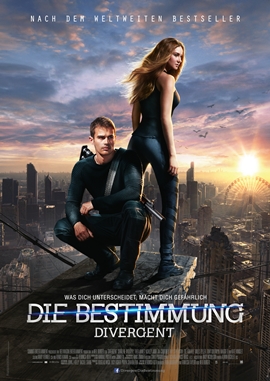 Die Bestimmung – Divergent – deutsches Filmplakat – Film-Poster Kino-Plakat deutsch