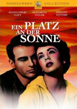 Ein Platz an der Sonne – deutsches Filmplakat – Film-Poster Kino-Plakat deutsch