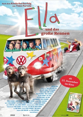 Ella und das große Rennen – deutsches Filmplakat – Film-Poster Kino-Plakat deutsch