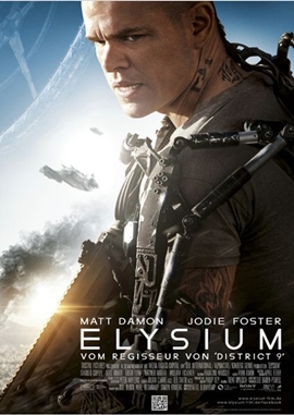 Elysium – deutsches Filmplakat – Film-Poster Kino-Plakat deutsch