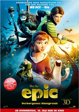 Epic – Verborgenes Königreich – deutsches Filmplakat – Film-Poster Kino-Plakat deutsch