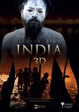 Fascinating India 3D – deutsches Filmplakat – Film-Poster Kino-Plakat deutsch