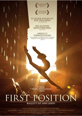First Position &ndash; Ballett ist ihr Leben &ndash; deutsches Filmplakat &ndash; Film-Poster Kino-Plakat deutsch