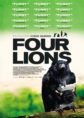 Four Lions – deutsches Filmplakat – Film-Poster Kino-Plakat deutsch