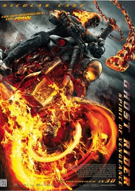 Ghost Rider – Spirit of Vengeance – deutsches Filmplakat – Film-Poster Kino-Plakat deutsch