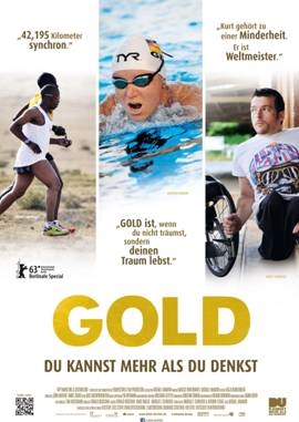 Gold – Du kannst mehr als du denkst – deutsches Filmplakat – Film-Poster Kino-Plakat deutsch