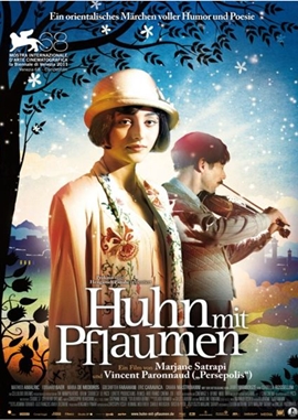 Huhn mit Pflaumen – deutsches Filmplakat – Film-Poster Kino-Plakat deutsch
